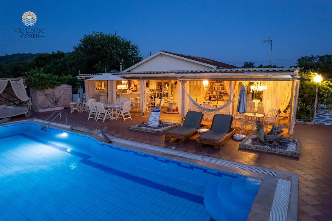 Villa Del Sol Corfu Sidárion Exterior foto