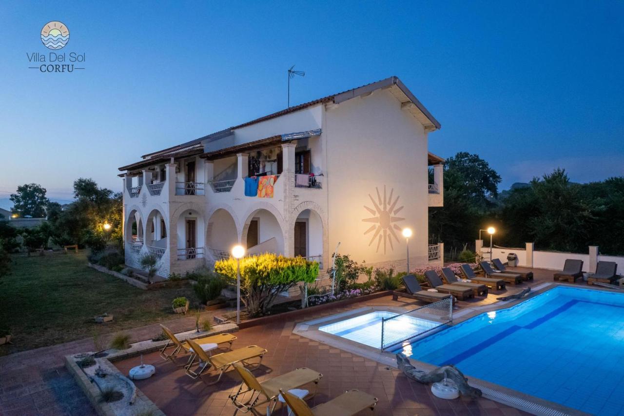 Villa Del Sol Corfu Sidárion Exterior foto