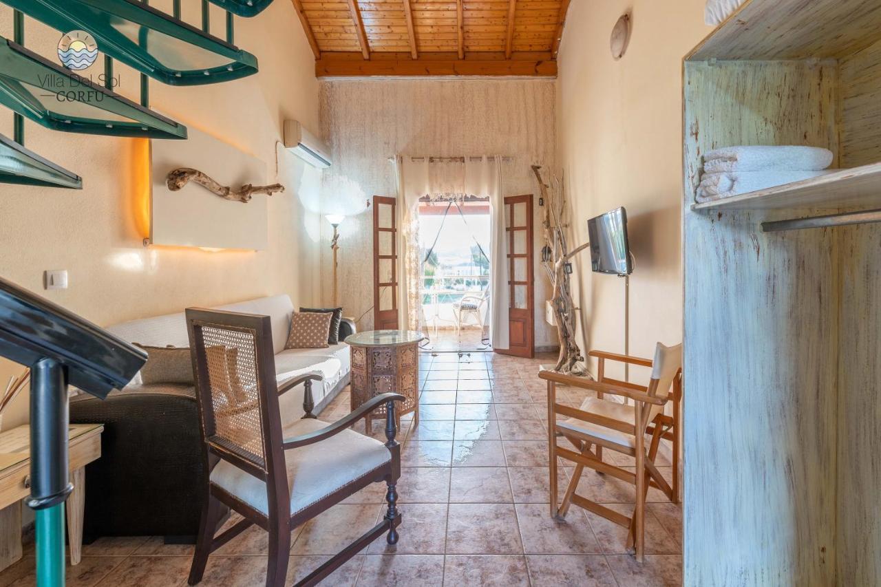 Villa Del Sol Corfu Sidárion Exterior foto