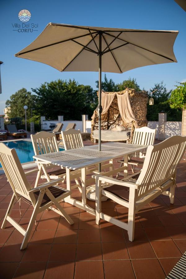 Villa Del Sol Corfu Sidárion Exterior foto